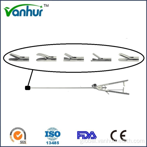 Laparoscopic Clip Applicator and Needle Holder Needle Holder with Rachet V Type Handle Factory